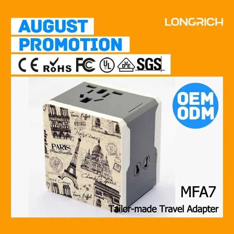 Longrich наивысшей мощности вилки и розетки, горячей 3 контактный адаптер австралии