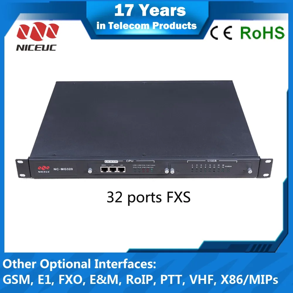 2 fxs 2 fxo voip gateway, analog to ip converter