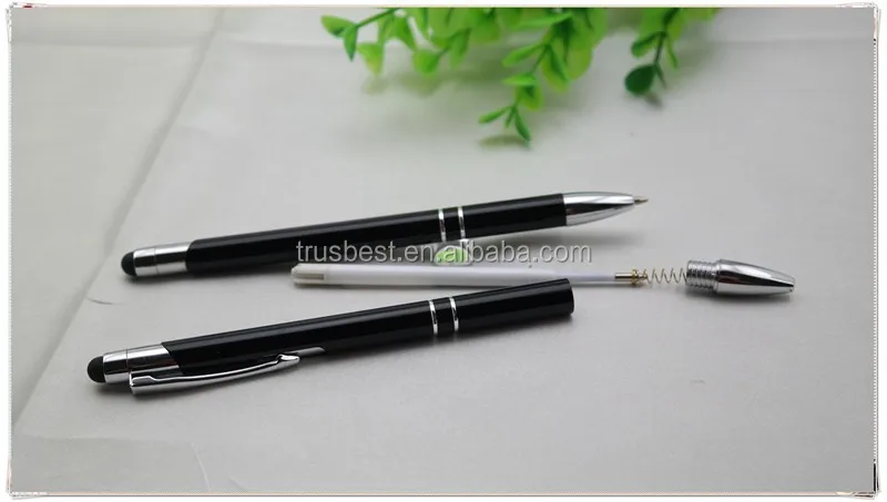 stylus writing pen for iphone ipad touch , metal promotional ballpoint pen