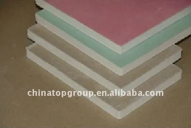 Gypsum board Regular moisture resistant, fireproof, waterproof