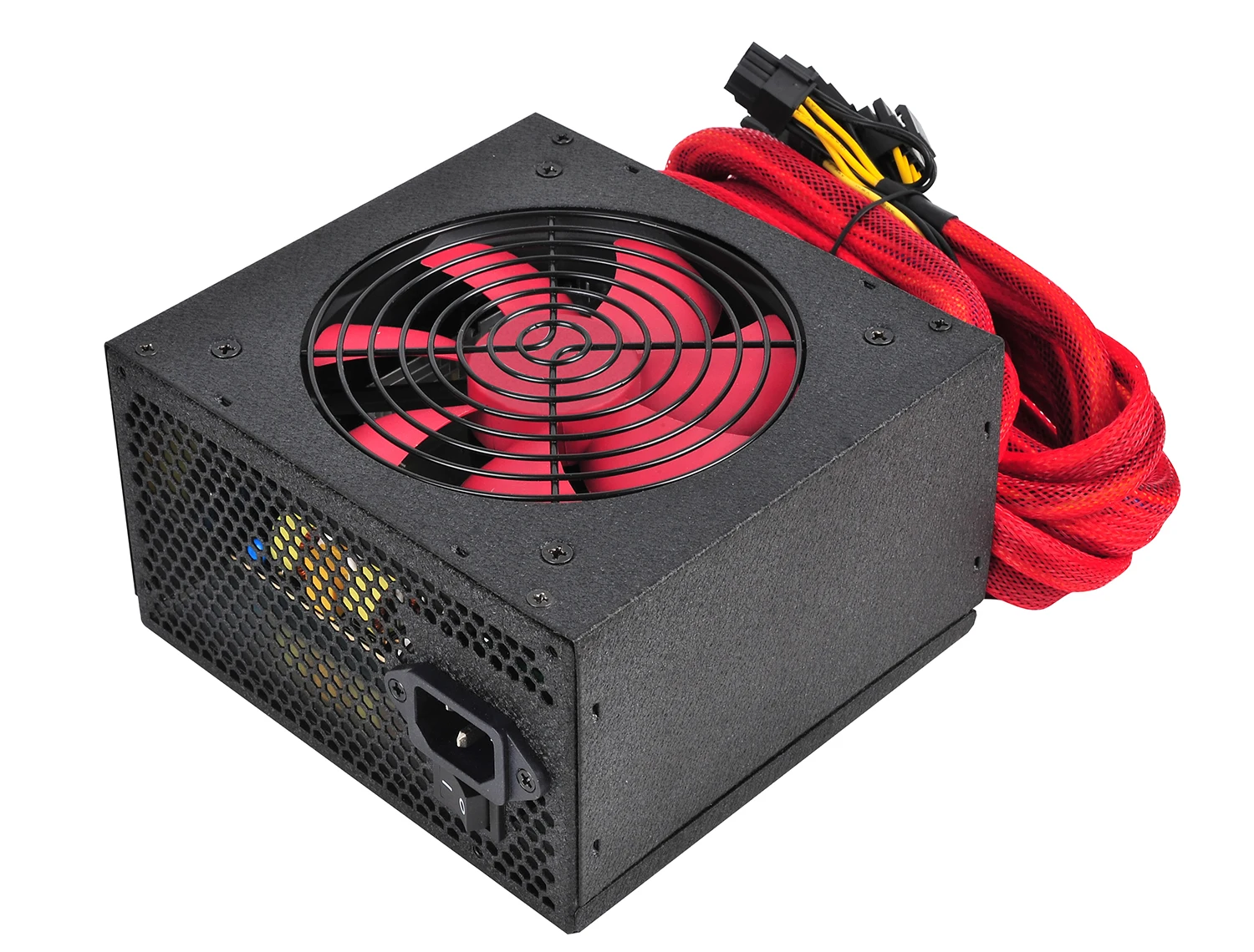 80 PLUS Computer Pc Switching Power Supply SMPS 12v Atx Mainboard 24pin PSU Power Source 500w 24 Pin Stock 0.6mm Black Coated