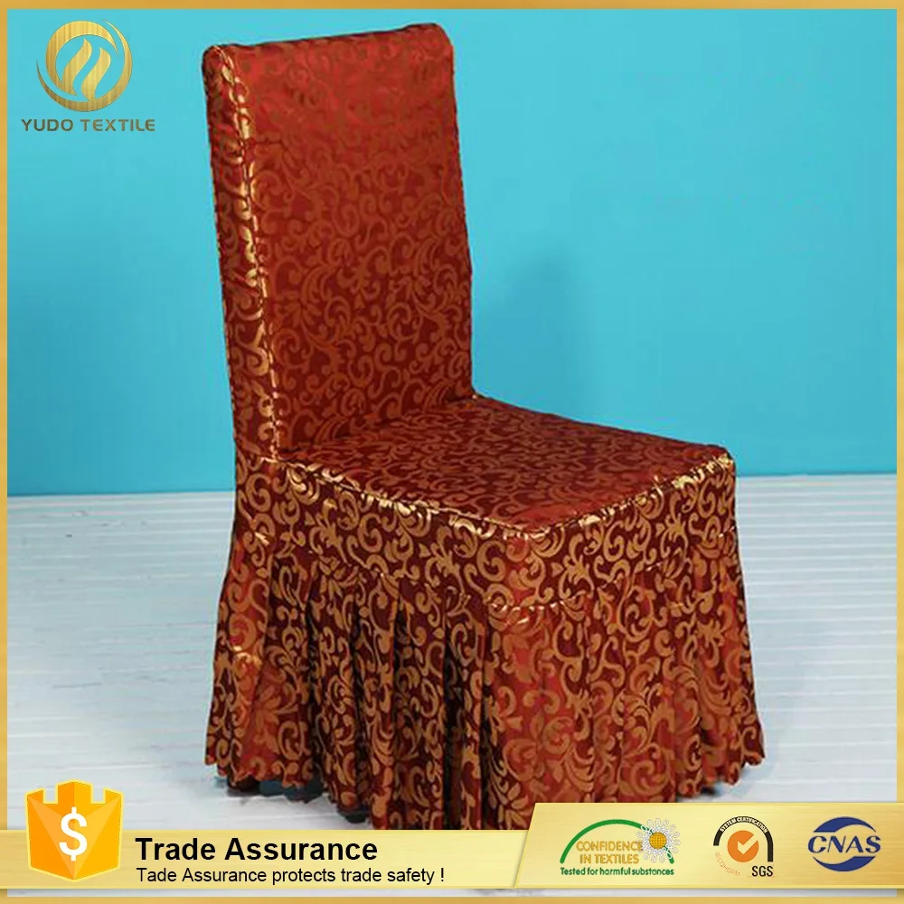 
amazing quality 100% Polyester Hotel Chair salon chair cover 