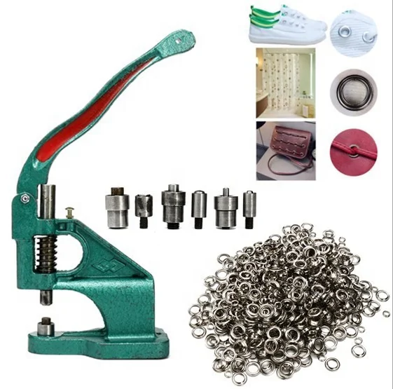 Manual Hand Press Machines for eyelets  Prong Snap Jeans Button Hole Punching Machine