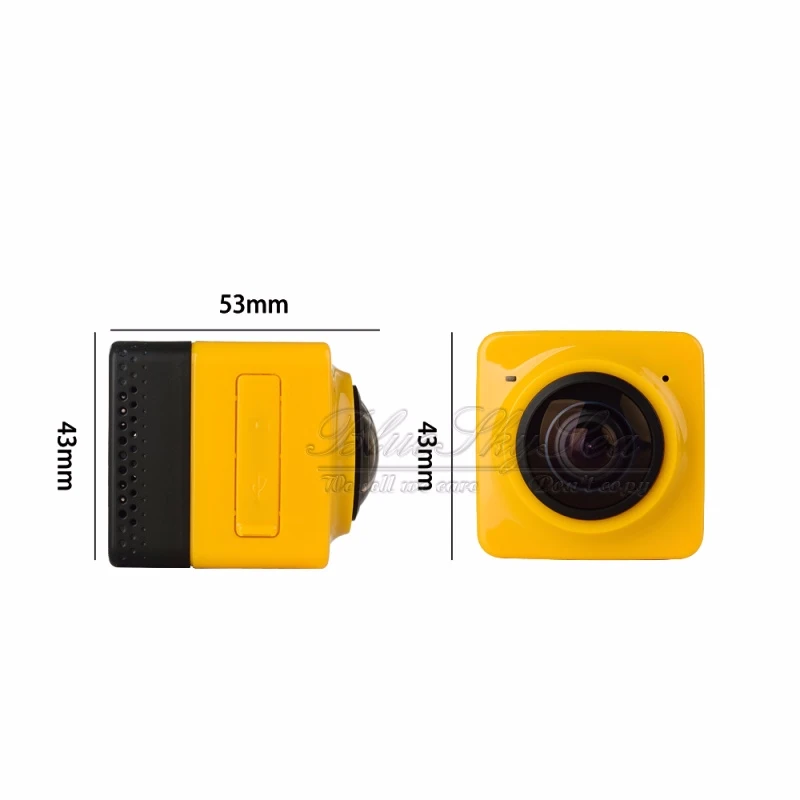 Cube 360 Sports Video Camera WIFI H.264 1280*1042 360 Degree Panorama Camera Tachograph