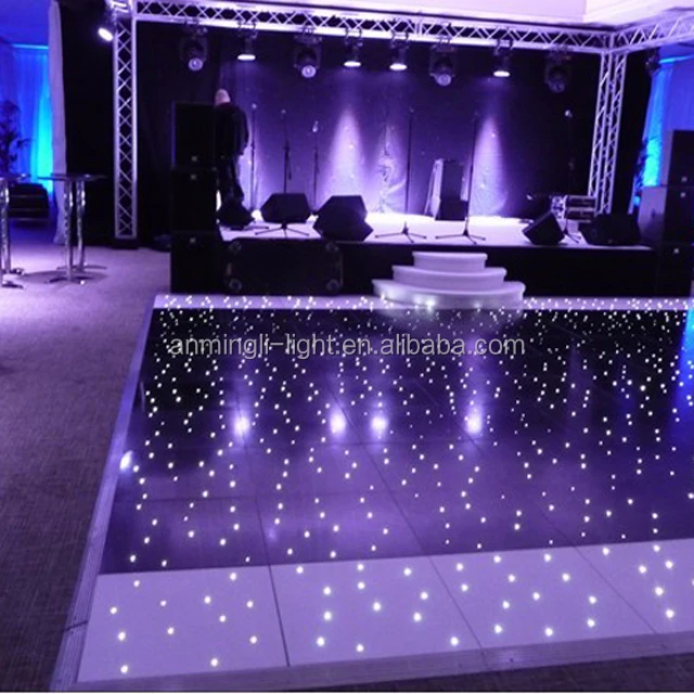 Wholesale led disco floor/ led mobile dance floor / Portable led twinkle starlite dance floor