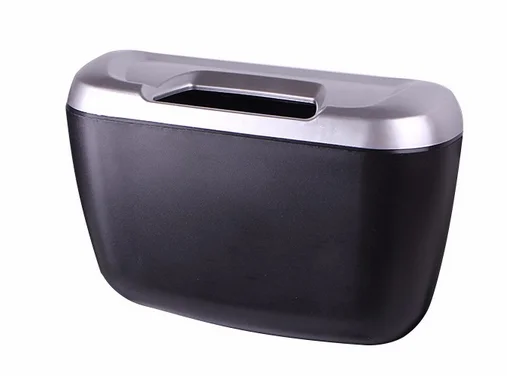 Mini Car Trash Can Table Plastic Dustbin Garbage Container Bin for Bathrooms, Kitchens, Home Office