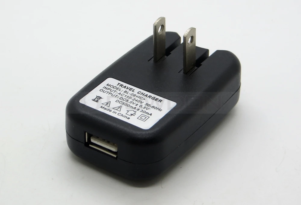 Universal 5V 500mA 0.5A USB Wall Charger Adapter Power Supply US Plug