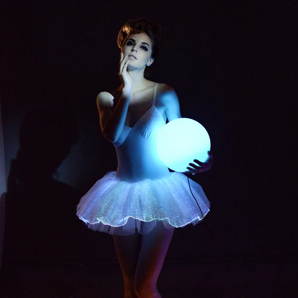 New Fiber Optic Products Fairies Dora Girl Tutu Dress Dance Costumes For Women LED Camisole