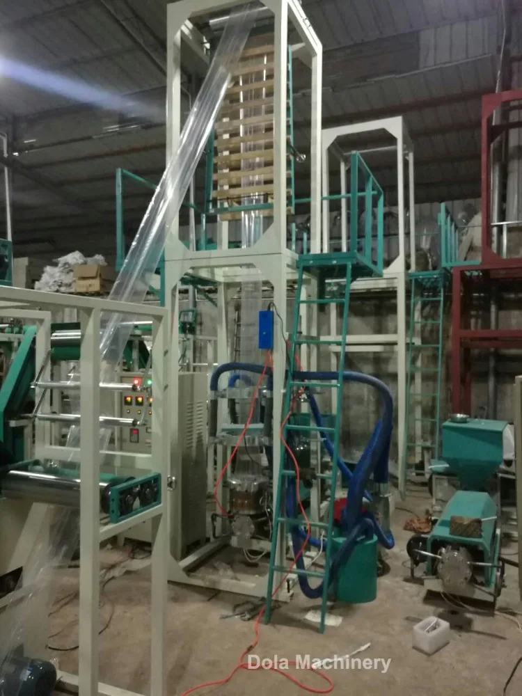 
LDPE PE Zipper Self Closing Bag Ziplock Plastic Film Blowing Machine 