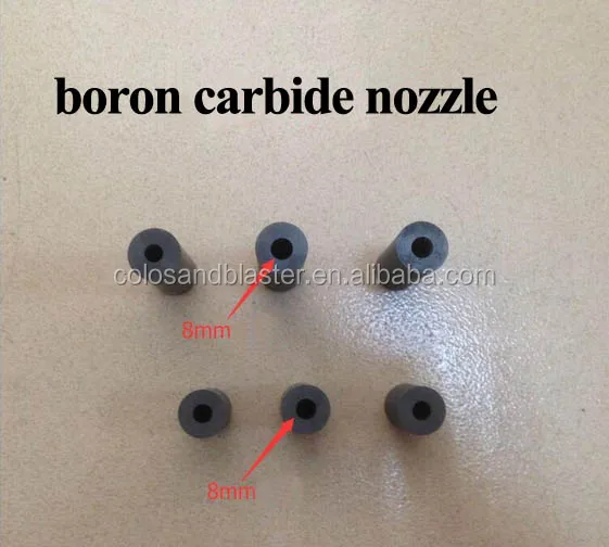 
Boron carbide sand blasting spray nozzle 