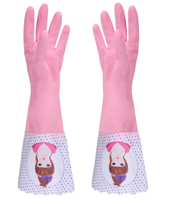 GC2008 Long Rubber gloves for car cleaning