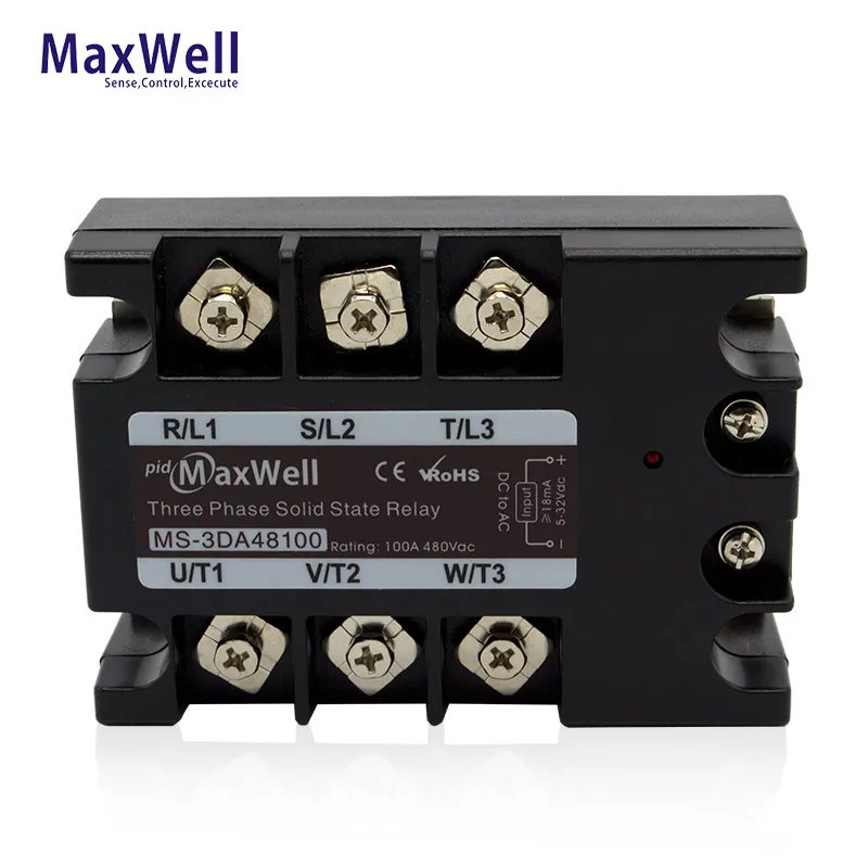 MS-3DA48100 100 amp 5v 3 phase solid state relay