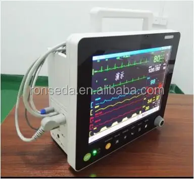 Digital and high quality Multi-Parameter Patient Monitor 12.1 Inch Diagnostic Apparatus