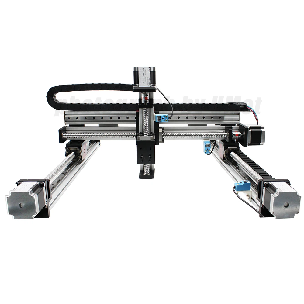 Multi-axis xyz linear cnc gantry robot 500mm 3 axis xyz linear table industrial cnc welding robot robotic arm
