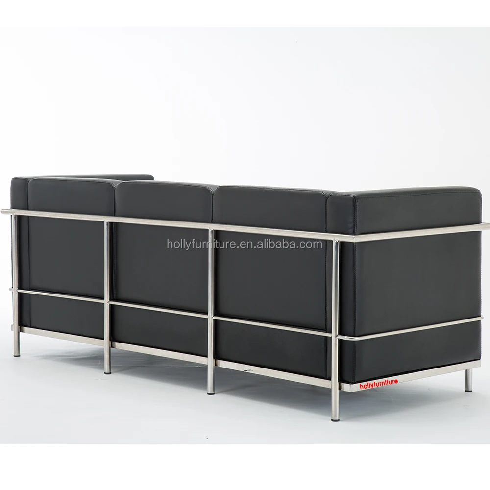 
Mandy HL-50018008b Spanish style Tufted 3 seater leather Office SOFA 