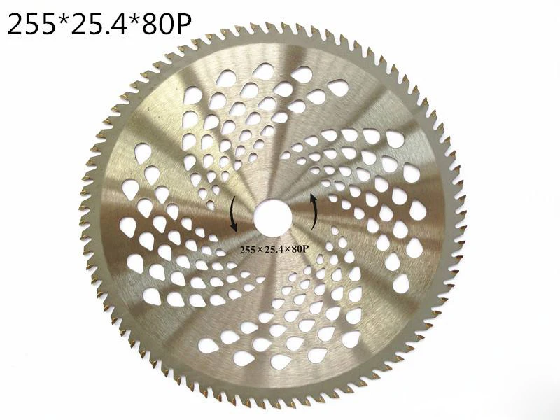 Alloy steel saw blade for mowing machine