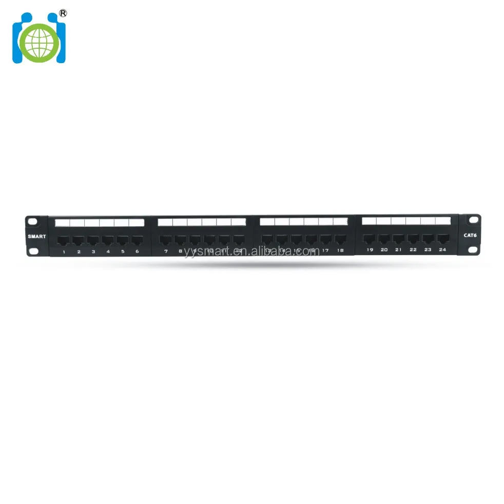  CAT.6 RJ45 amp 24 порта двойная коммутационная
