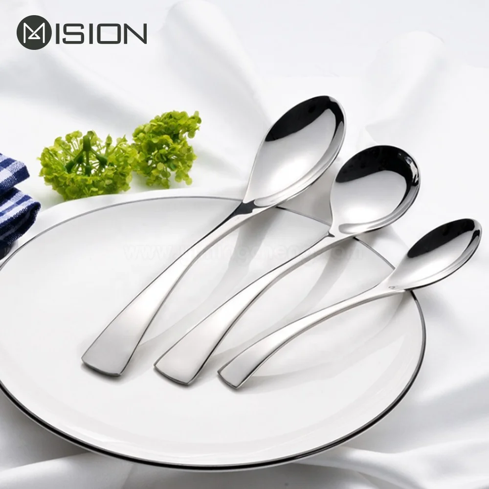 Royal wedding restaurant dinner metal silver color cutlery stainless steel cutlery set