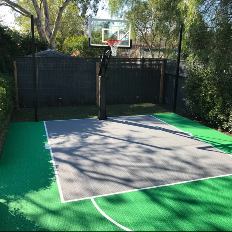 Outdoor pp interlocking sports court tiles outdoor court floor