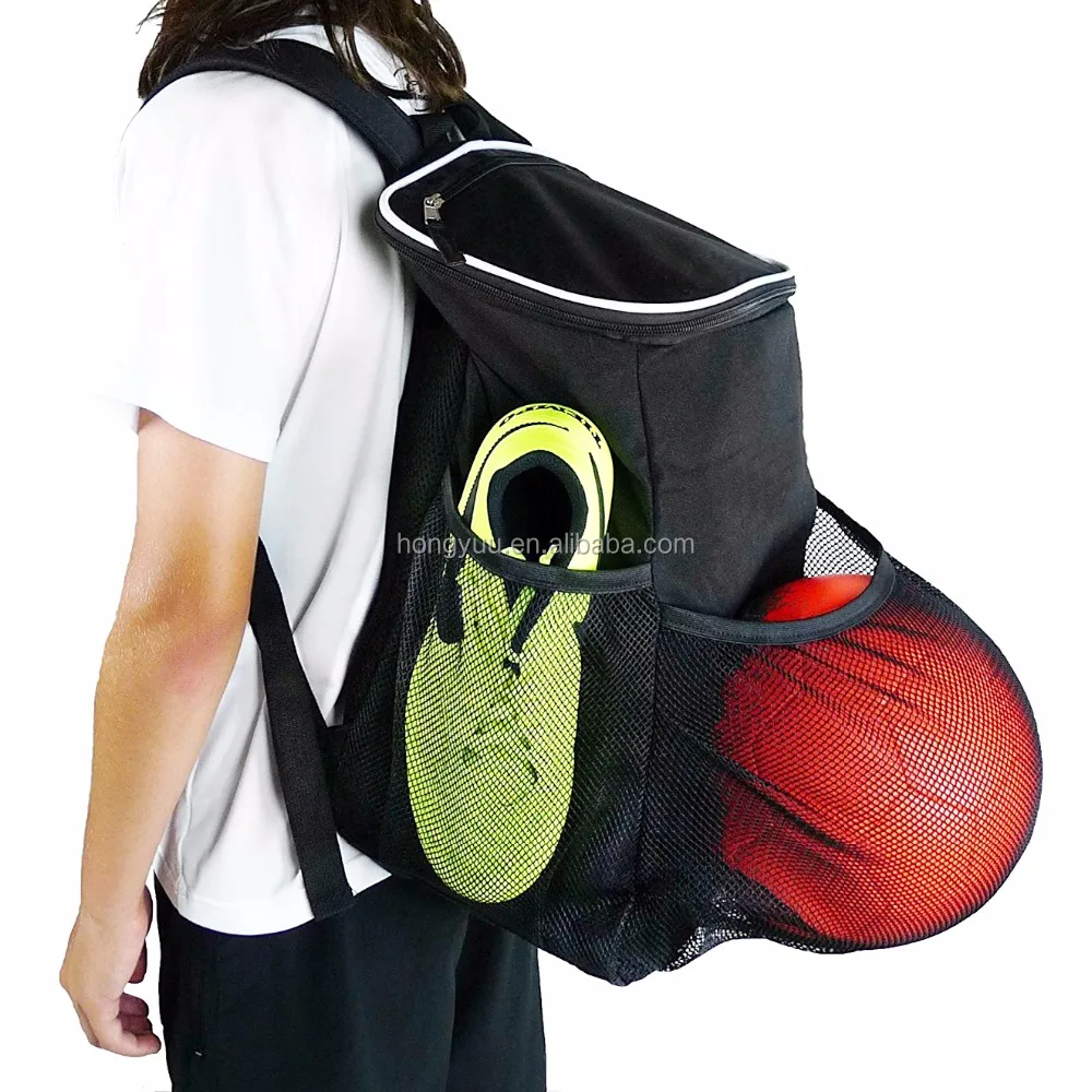 Рюкзак для футбольных мячей с отделением для держателя мяча-для детей, мальчиков и девочек/сумка подходит для всех футбольных принадлежностей и спортивного снаряжения