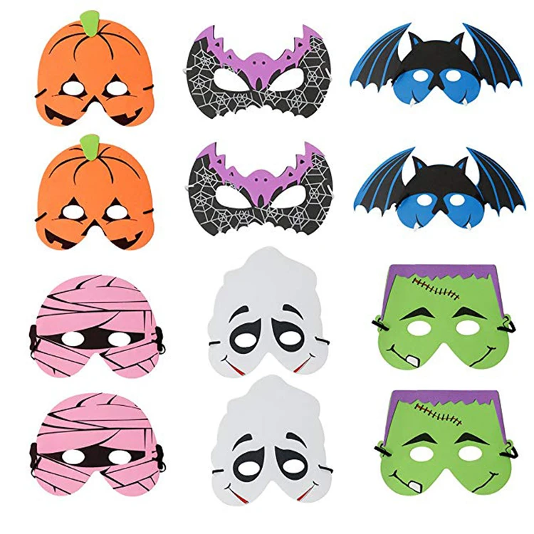 children kids promotional art and crafts eva foam animal elephant mask