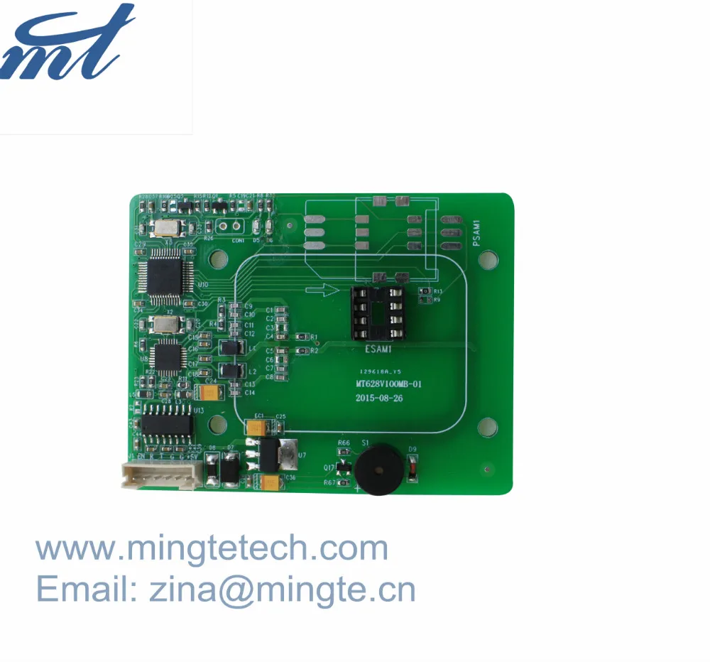 RS-232/TTL(uart) Бесконтактный картридер Устройство считывания карт на бесконтактные IC карты (Тип A & B & Mifare) MT318-628