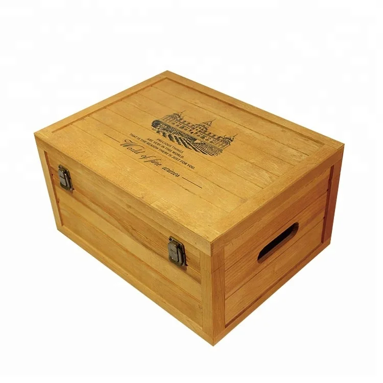 Подарочная коробка для хранения ручной работы, персонализированная деревянная коробка для вина с 6 бутылками
