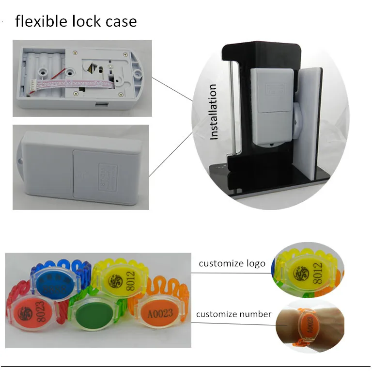 Smart Electronic RFID Card Locker Lock for Spa Locker