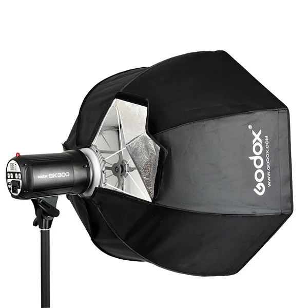 120cm Godox Umbrella Softbox Convenient and Fast Style Octagonal SoftBox with Bowen Mount for Photo Studio Flash DE300