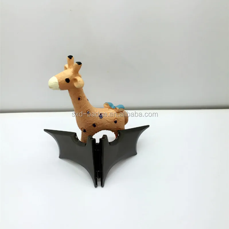 The Batarang Folding Money Clip-Black Satin with black box