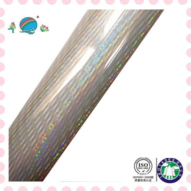 holographic transparent rainbow foil
