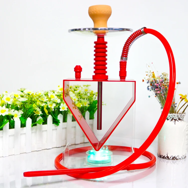 Портативный кальян со светодиодной подсветкой, лучший кальян, оптовая продажа, чашка для кальяна, портативный кальян, пластиковый кальян для продажи