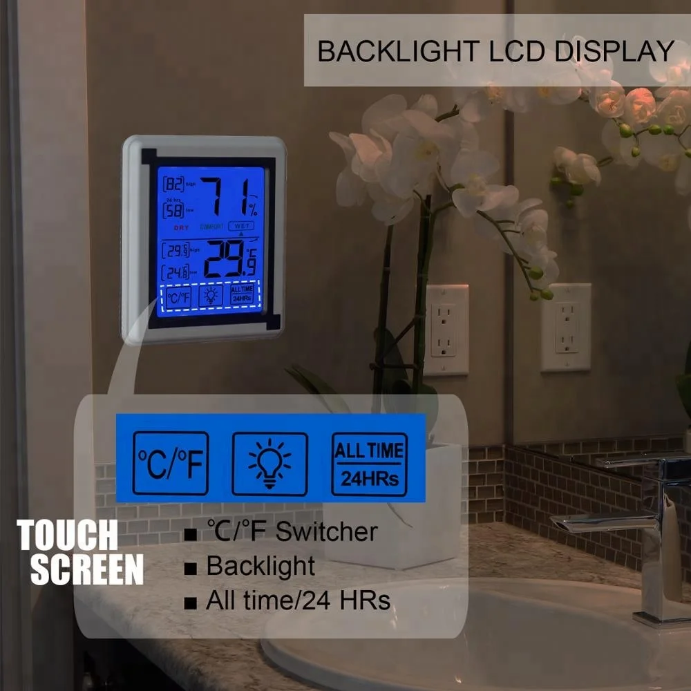 Цифровая метеостанция с термометром, Термогигрометр с прямого завода