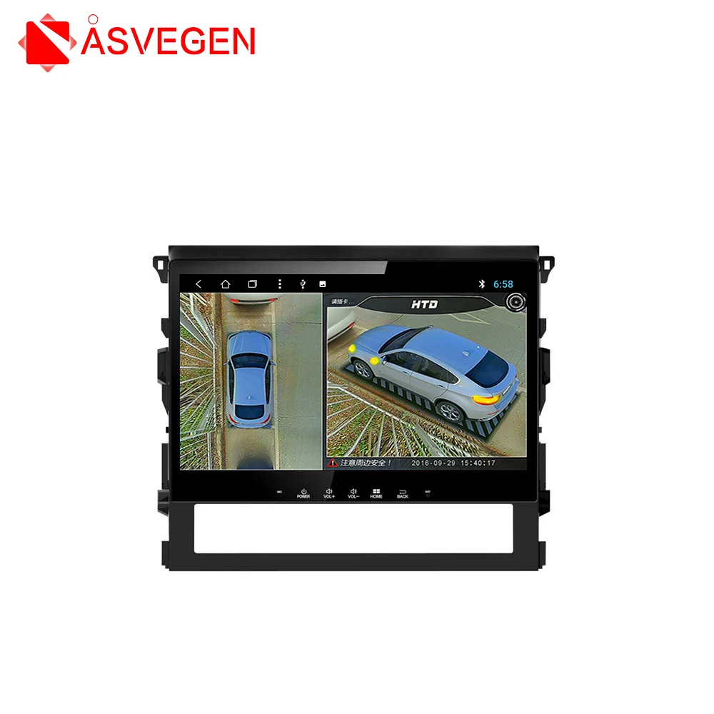 3D around view camera Best Hidden High Clear OEM ODM Car 360 View Camera Special  For 2016 Toyota Land Cruiser