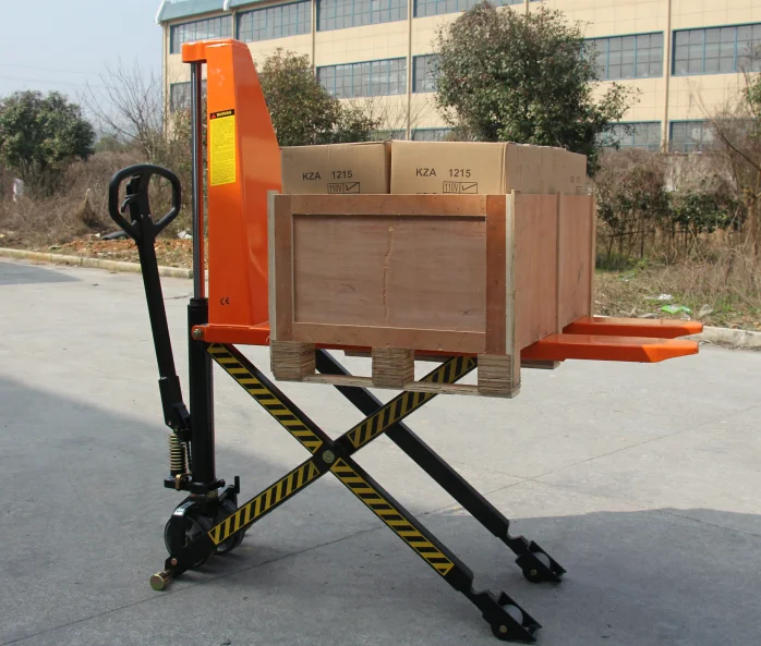 REDDOT high quality 1t 1.5t hydraulic scissor manual high lift pallet truck