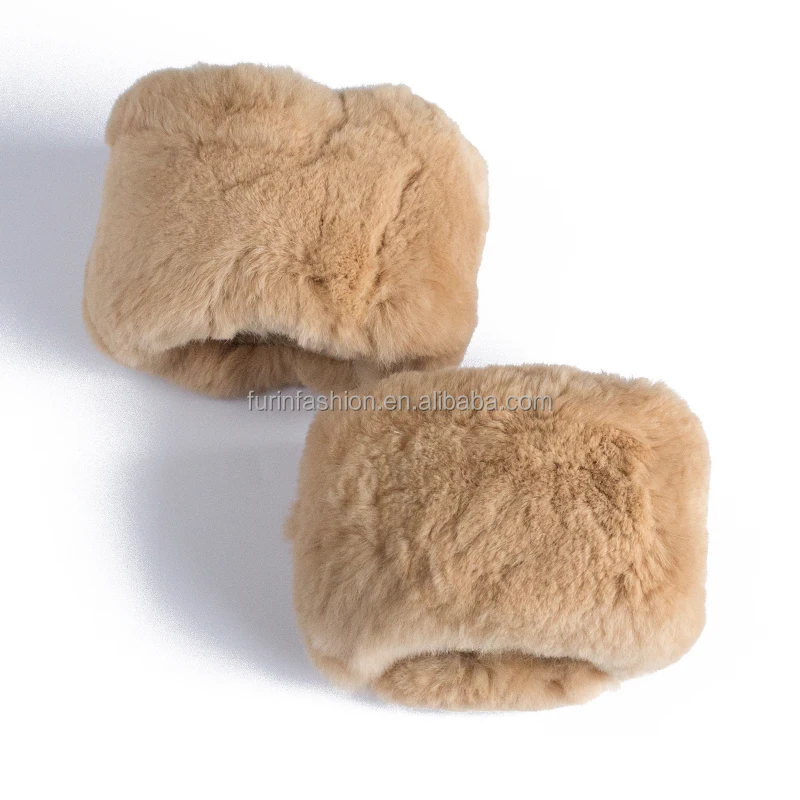 
Wholesale New Design Real Colorful Rex Rabbit Scraps Fur Cuffs for Women Coat&Parka&Jacket Wrist Warm 