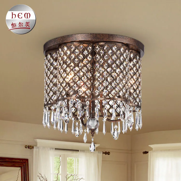 
factory crystal chandelier designer ceiling lamp led hotel ceiling light 