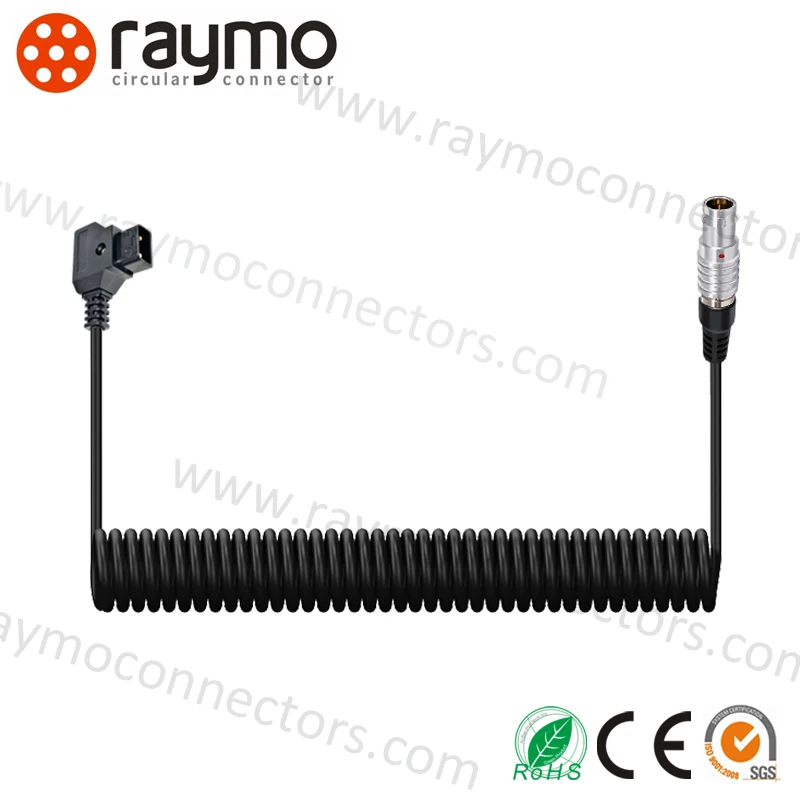 Cable Assembly circular connector FGG To D tap Power Cable