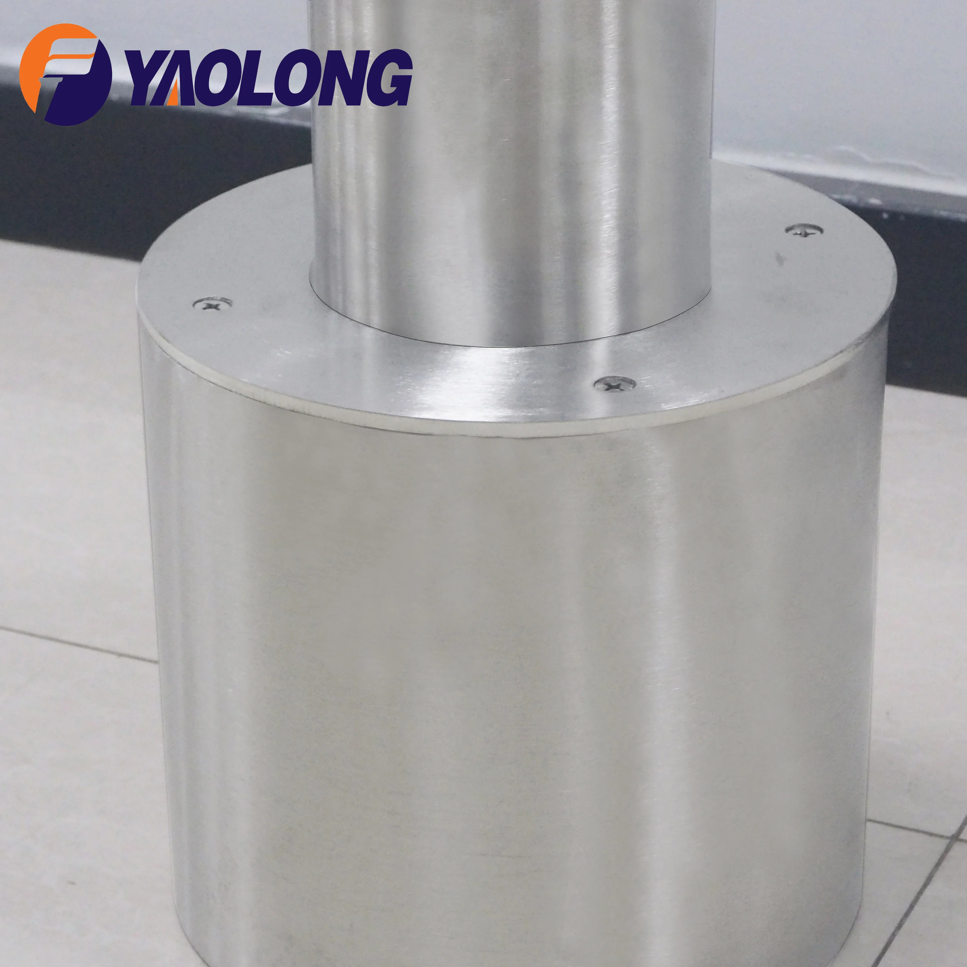 Stainless steel car parking blocker 80cm decorative removable bollards