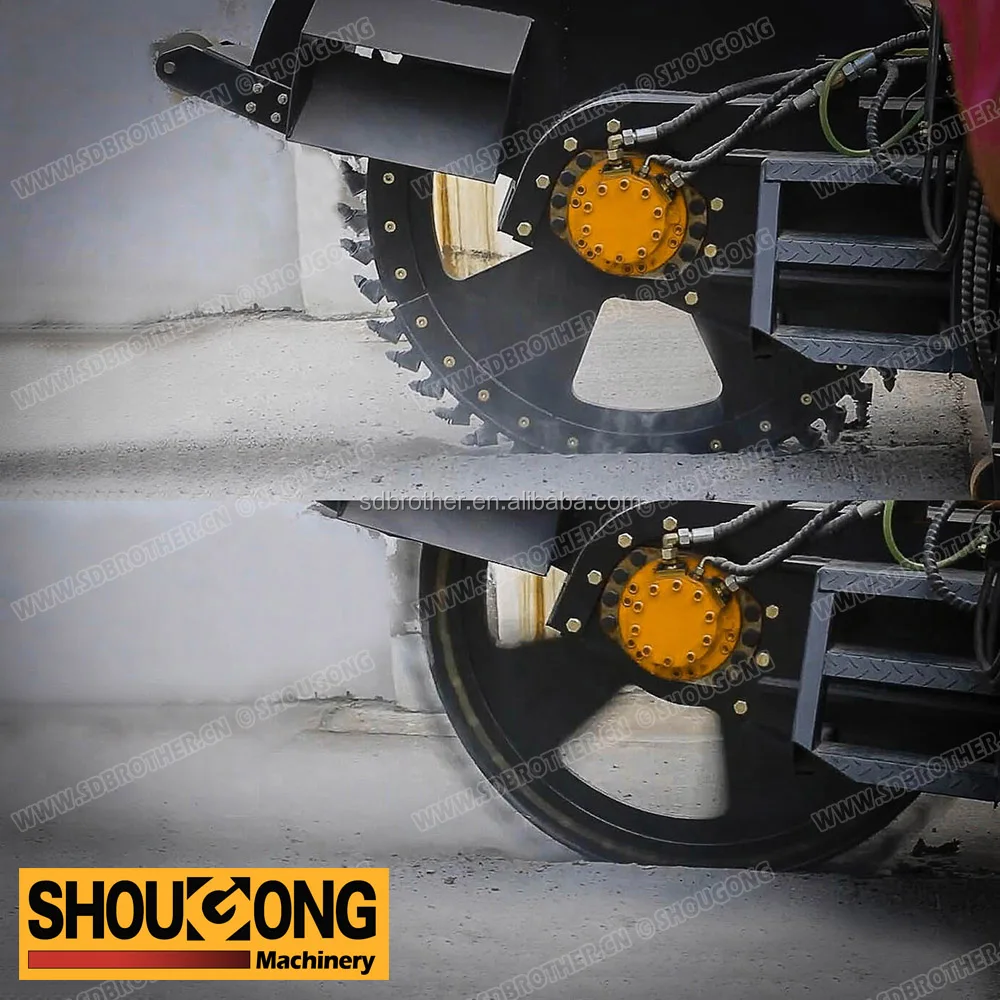 Micro Trencher for optical fiber cable laying in urban areas