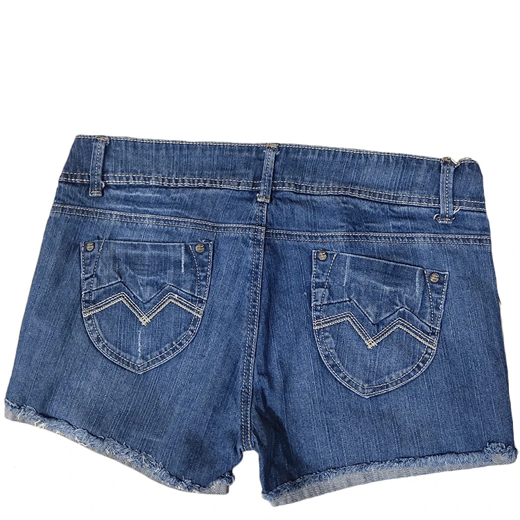 Stock Wholesale Cheap Summer Mini Distressed Ripped Sexy Lady Girls Ladies Cotton Jeans Short Woman Denim Shorts For Women