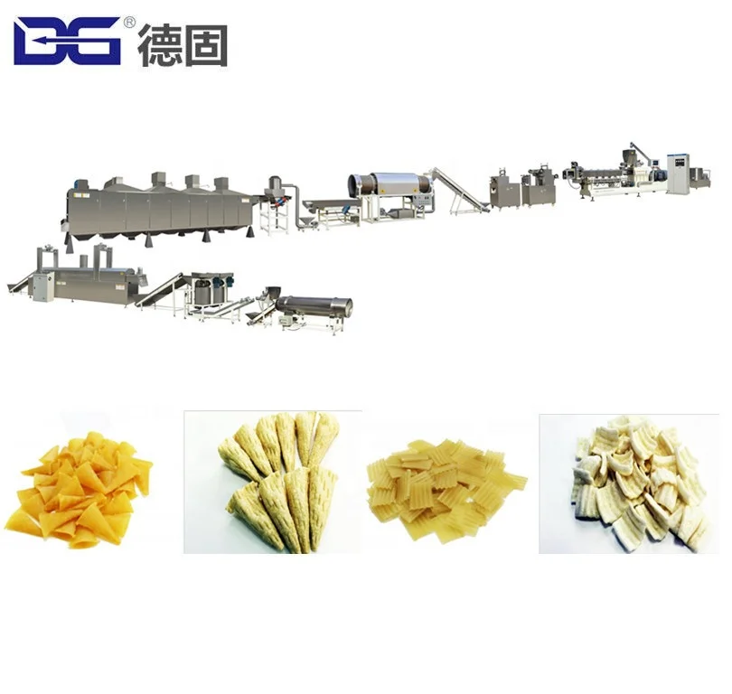 Fried Snack Pellets Puffed Food Extrusion Machine