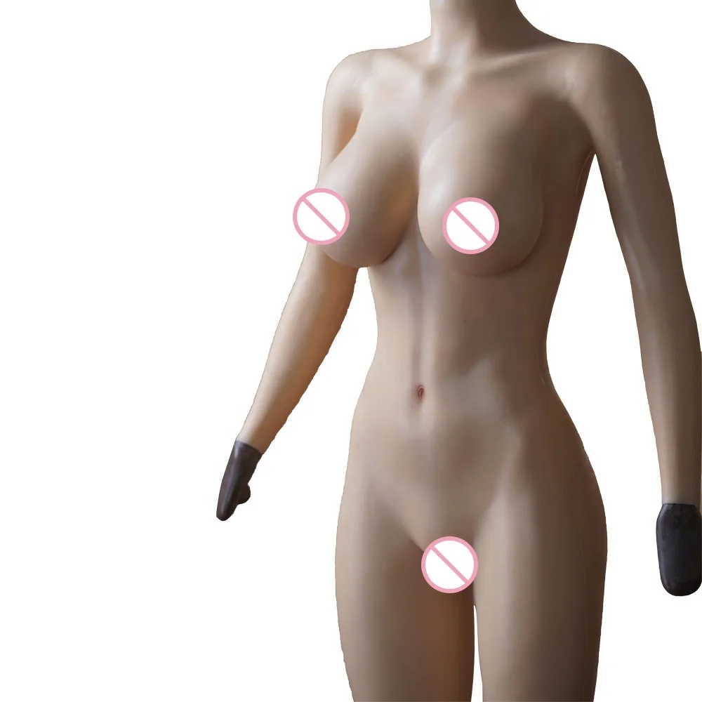 
Silicone Female Cyberskin Full Body Suit One-Piece Tight Zentai Transgender Pussy Breast Form Crossdresser 