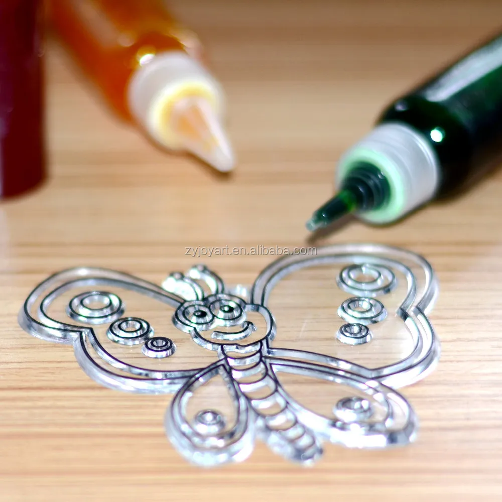 1 fl oz. Stained Glass Suncatcher Paint Set Suncatcher Activity Craft Kit for Kids