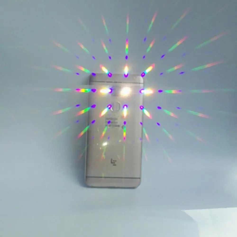 3D EDM Light Rave Prism Laser Diffraction Grating Film