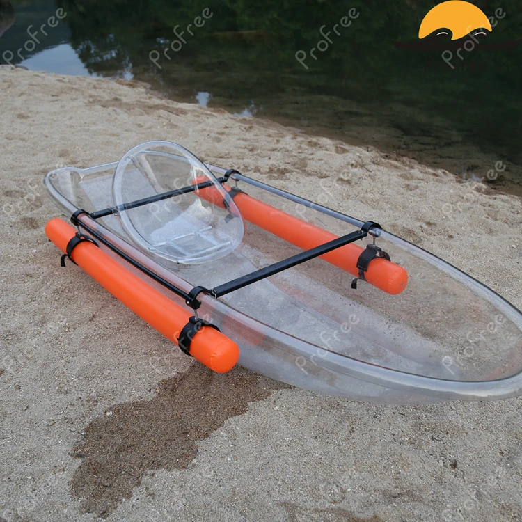 China kayak transparente kayak with stabilizer