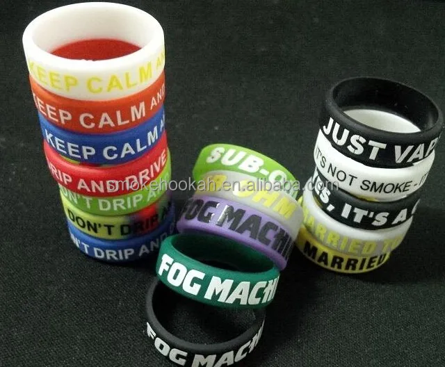 New design factory price vape band, vape band silicone ring, vape band ring