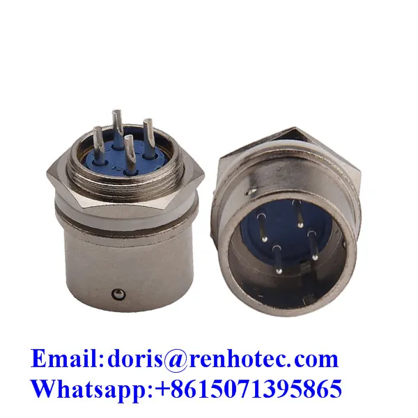 XS16 2Pin 3Pin 4Pin 5Pin 6Pin 7Pin 9Pin Разъем Мужская и женская металлическая розетка