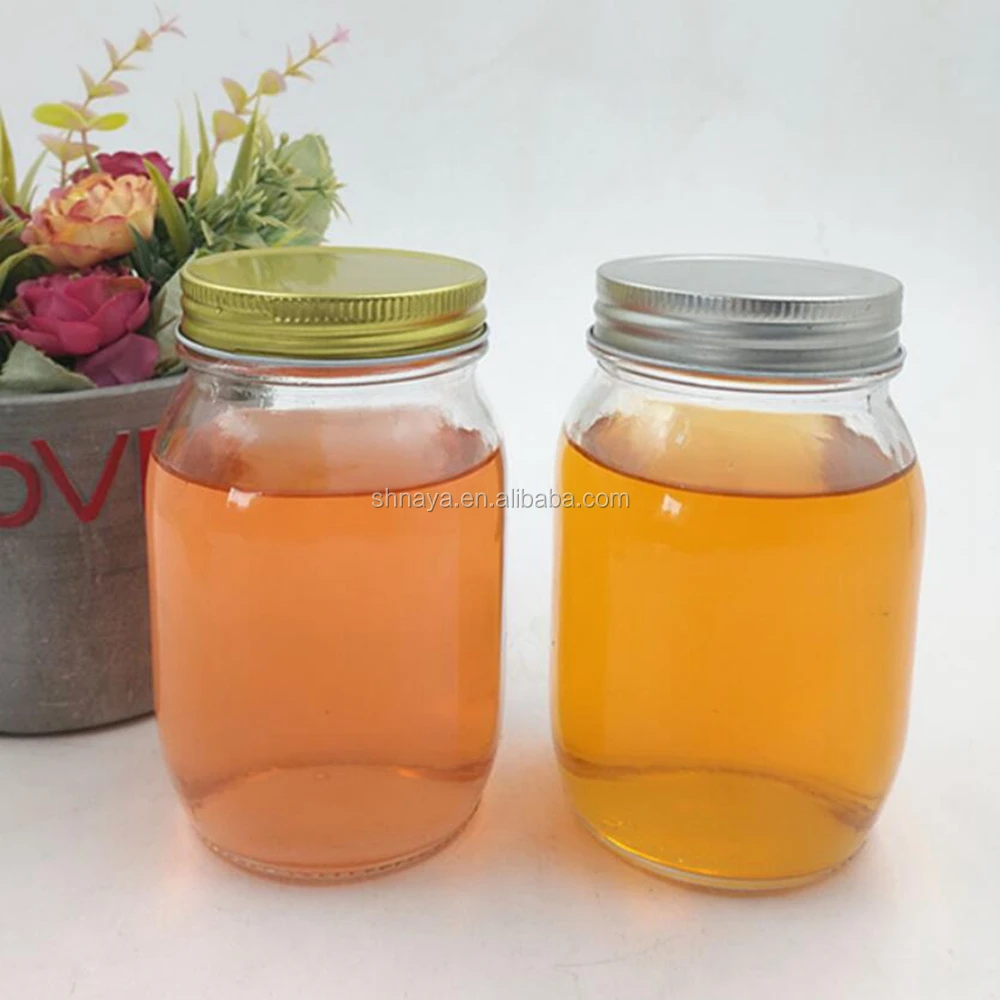 clear round glass mason jam pickle jars