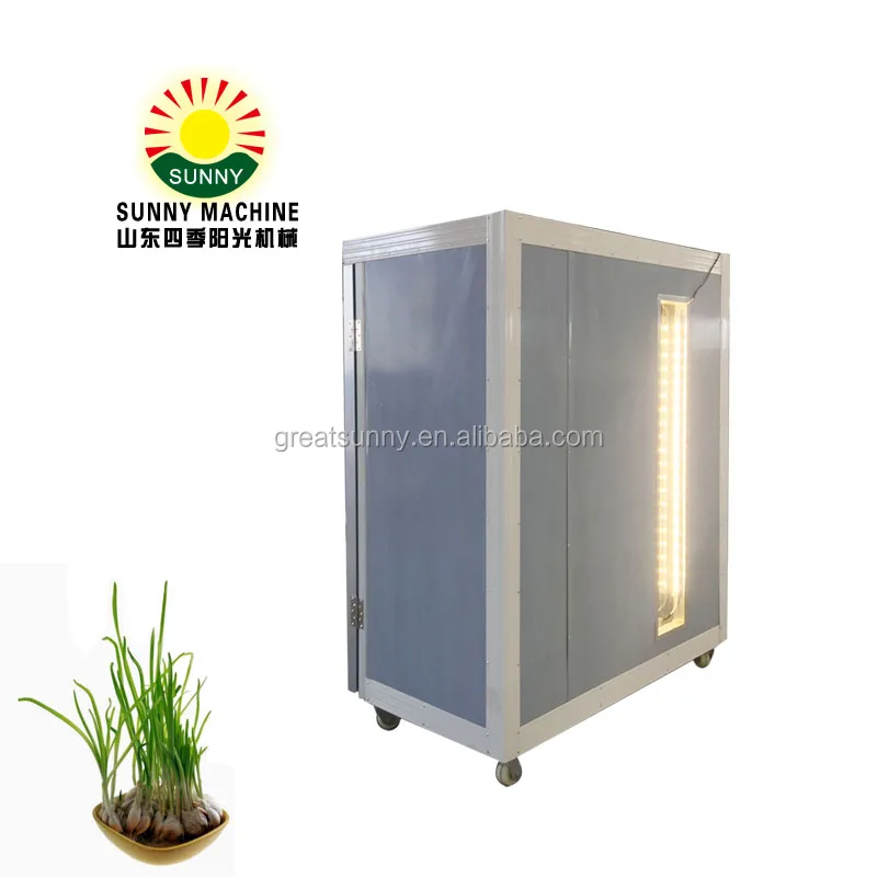 Automatic hydroponic vegetable machinery for Growing Alfalfa, wheat, Brassica, lettuce of machine